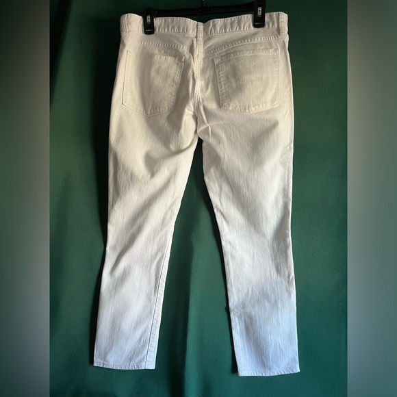 J.CREW Women's Toothpick Jeans. Winter White. Size 32 - Picture 3 of 10